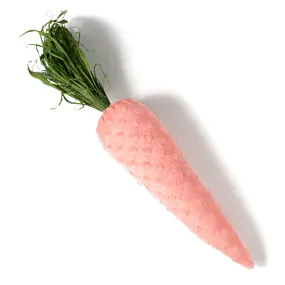 20" Swiss Dot Faux Fur Jumbo Carrot: Peach