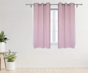 52 X 63 Inch Blackout Polyester Curtains with Grommets Blush - 2 Panels