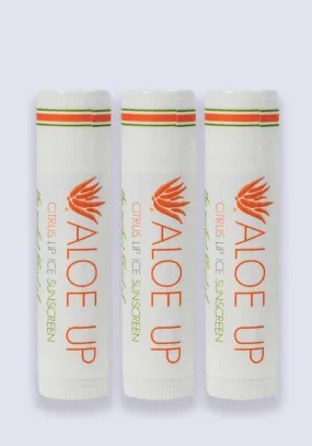 Aloe Up Lip Balm SPF 15 - Citrus 4.25g - 3 Pack Saver