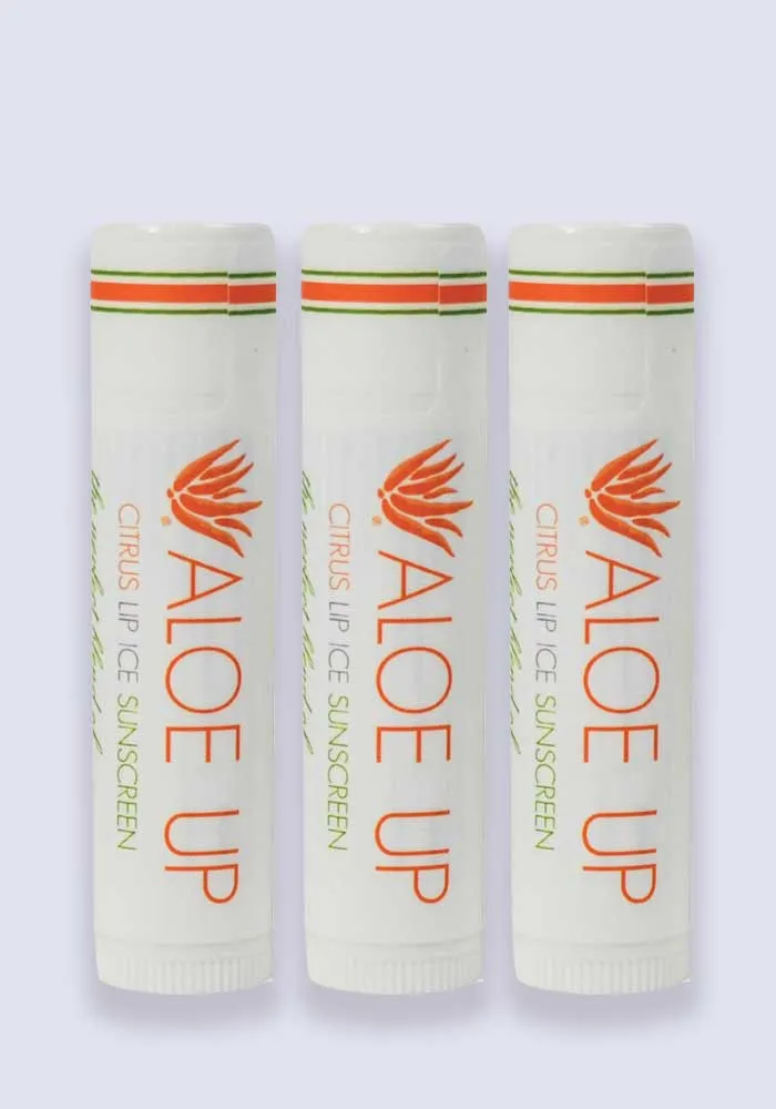 Aloe Up Lip Balm SPF 15 - Citrus 4.25g - 3 Pack Saver