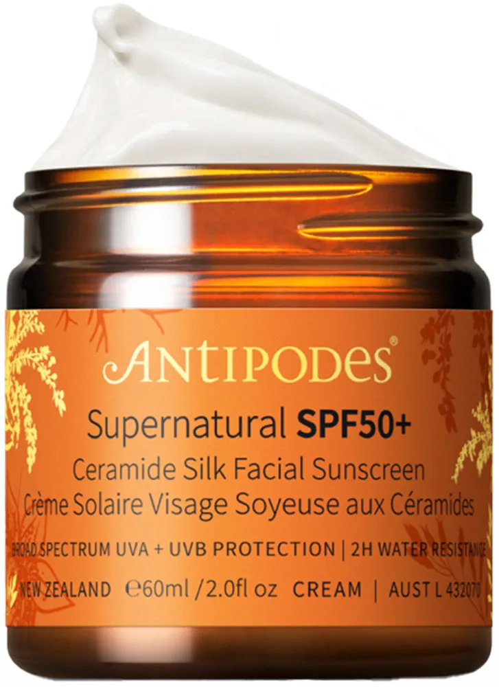 Antipodes Supernatural SPF50  Ceramide Silk Facial Sunscreen