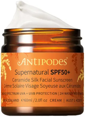 Antipodes Supernatural SPF50  Ceramide Silk Facial Sunscreen