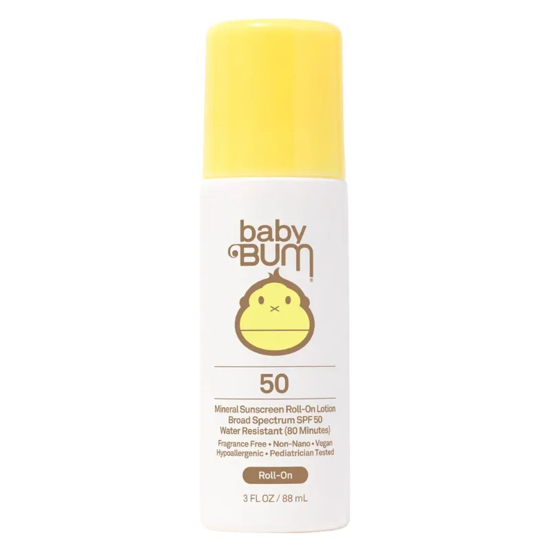 Baby Bum Mineral SPF 50 Roll-On Sunscreen - Fragrance Free