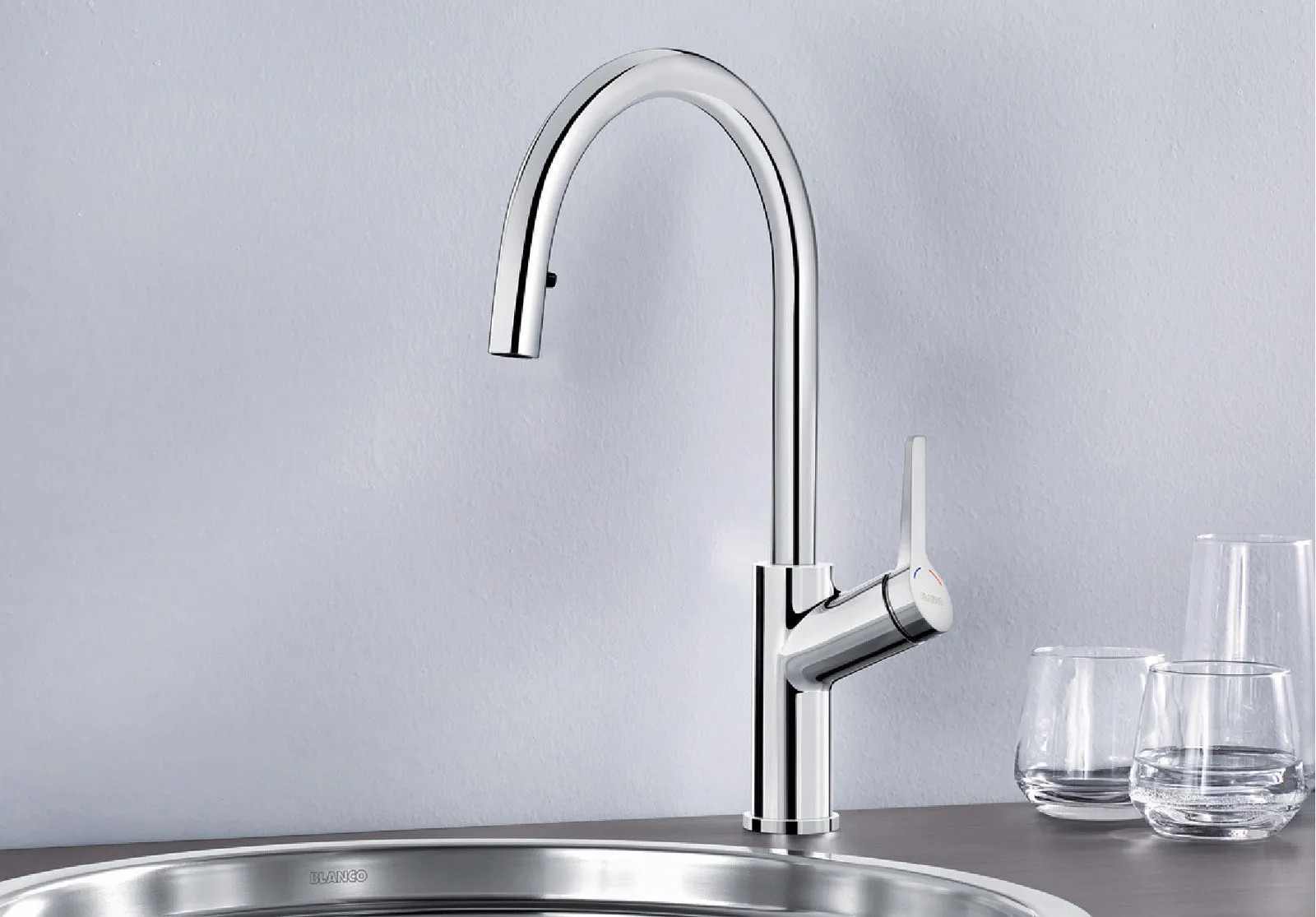 BLANCO Carena-S - 520767 Chrome Pull-Out Kitchen Tap