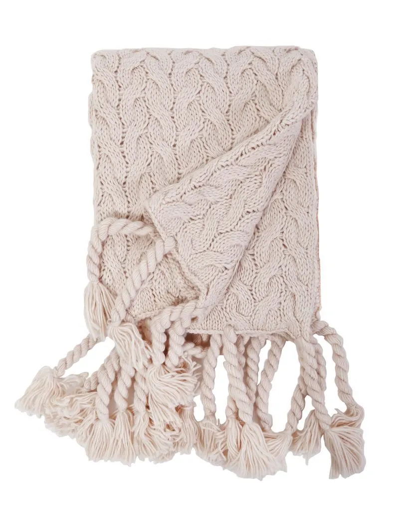 Capistrano Blush Throw by Pom Pom at Home