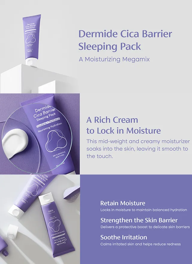 Dermide Cica Barrier Sleeping Pack (80ml)