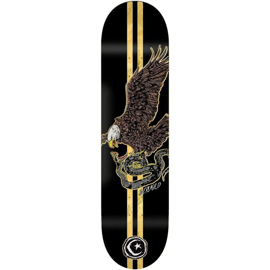 Foundation Dakota Servold French Eagle Skateboard Deck Black - 8.25