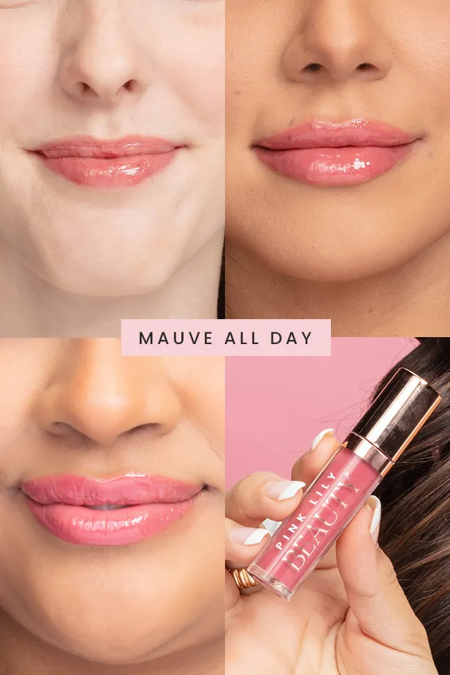 GWP - Pink Lily Beauty Blooming Gloss Tinted Lip Oil - Mauve All Day