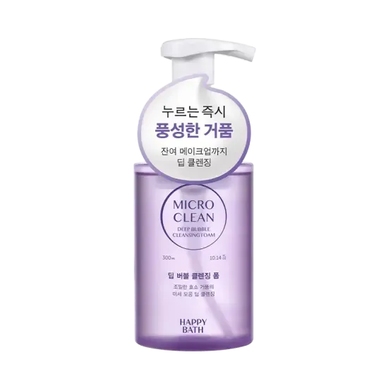 HAPPY BATH Micro Clean Deep Bubble Cleansing Foam 300ml