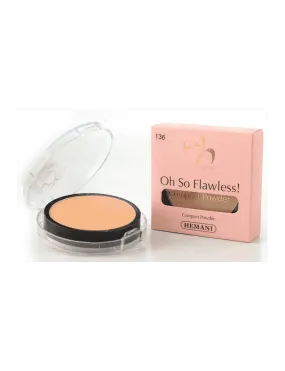 Hemani Oh So Flawless Compact Powder (Light Beige)