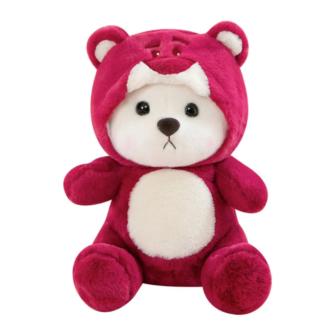 Hoodie Bear Plush Toy | Cute Blush Cheek Bear