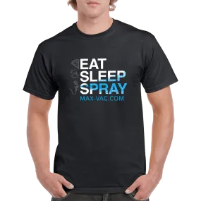 MAXVAC Eat Sleep Spray Deluxe T-Shirt