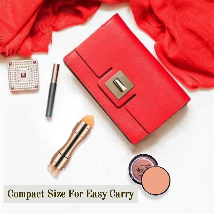 Mini 4 in 1 Multifunctional Makeup Brush Kit for Travel Cosmetic