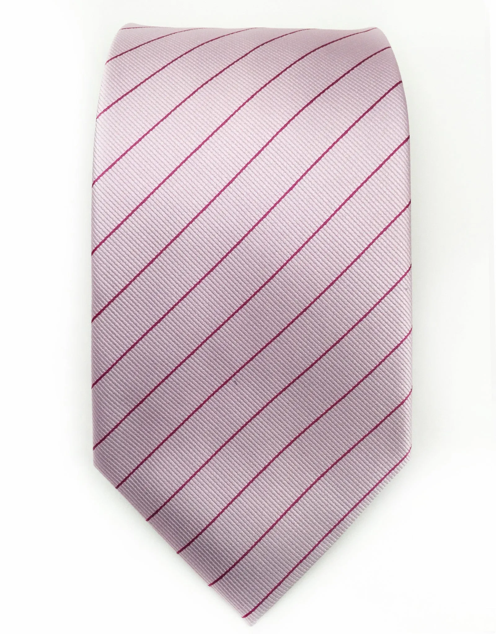 Rose Pink Striped Tie