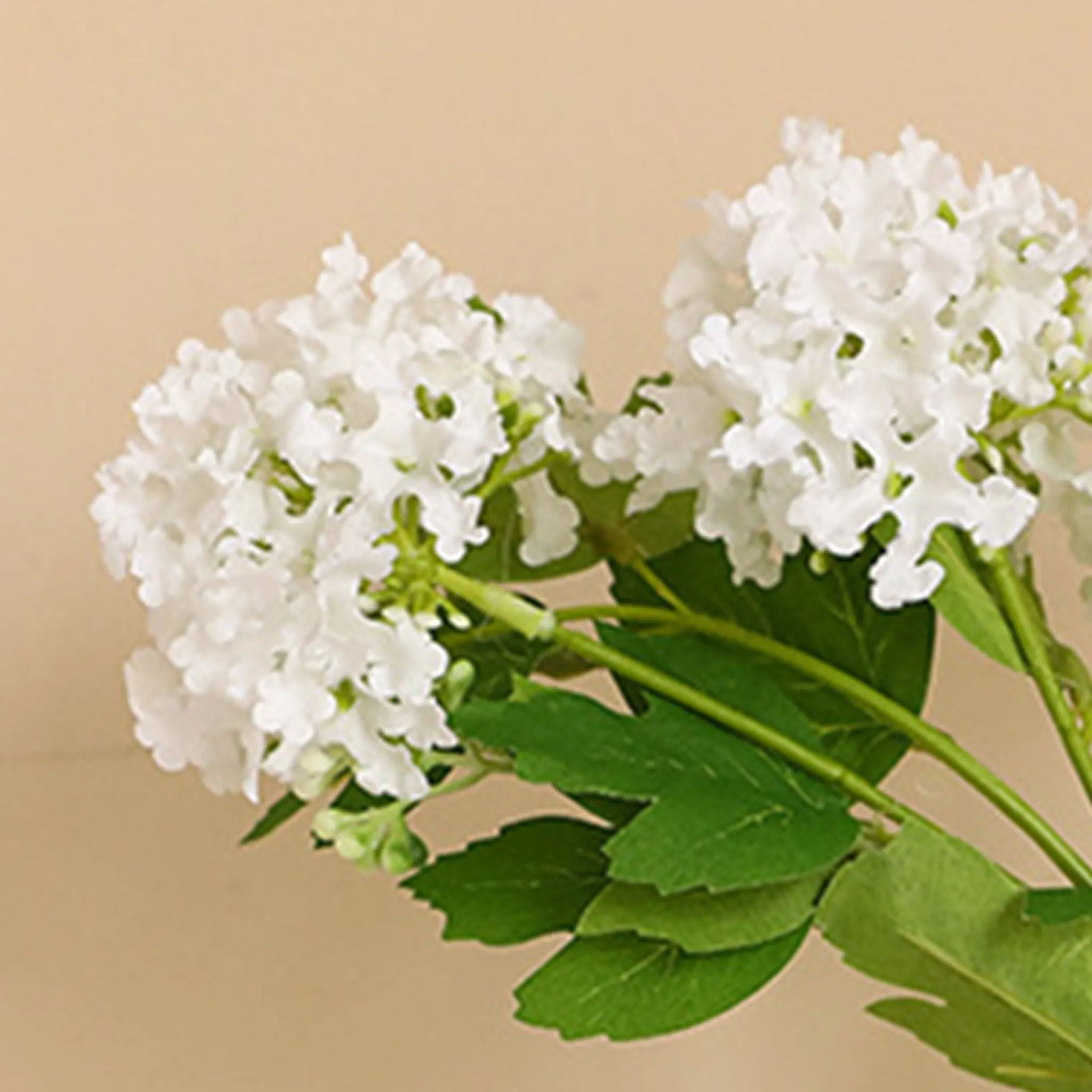 Tall Stem Artificial Silk Hydrangea Spray Flowers