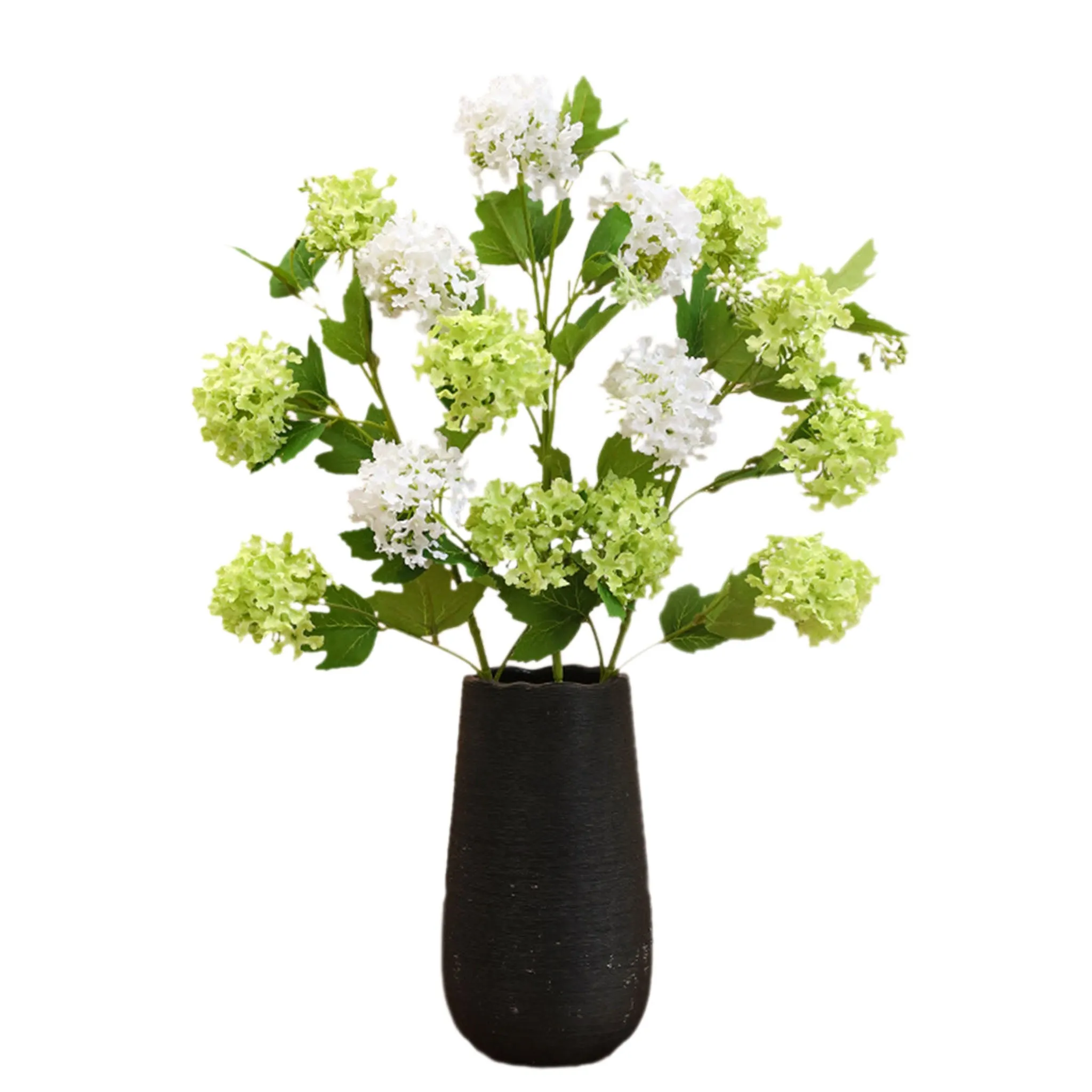 Tall Stem Artificial Silk Hydrangea Spray Flowers