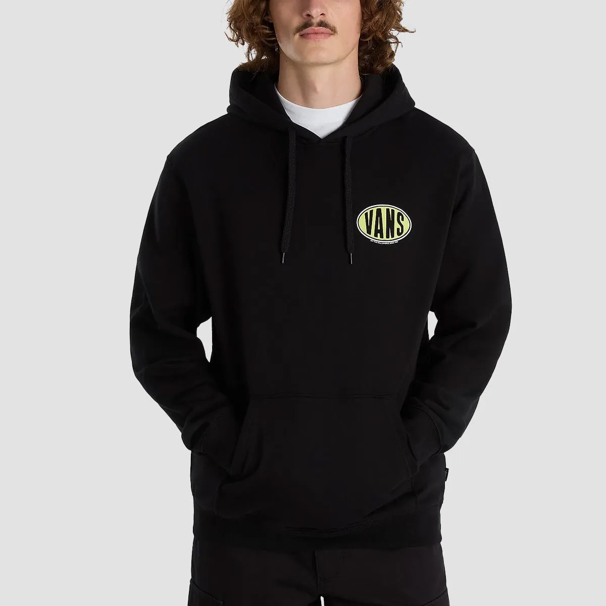 Vans Spray On Loose Pullover Hoodie Black