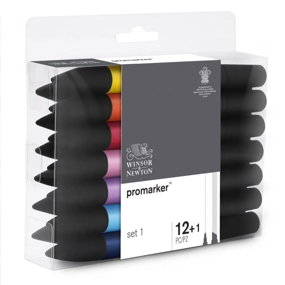 Winsor & Newton Promarker 12 1 Set No. 1