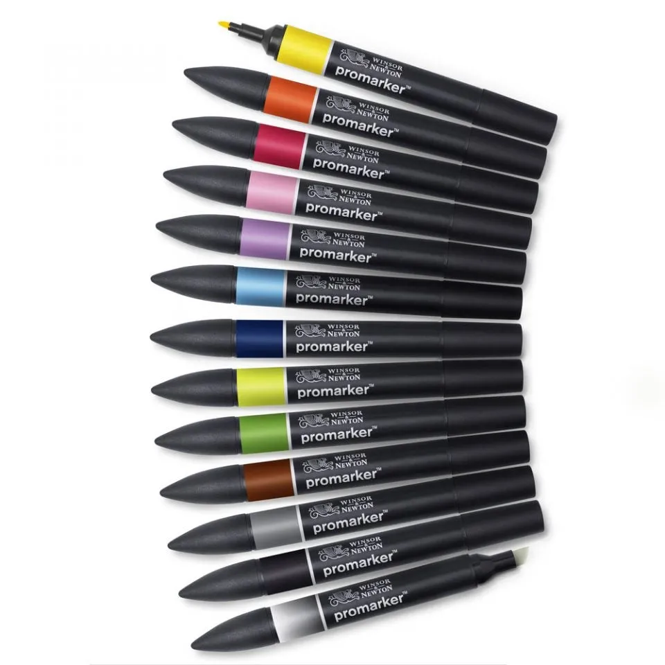 Winsor & Newton Promarker 12 1 Set No. 1